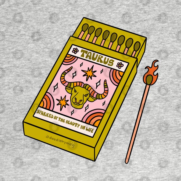 Taurus Matchbox by Doodle by Meg